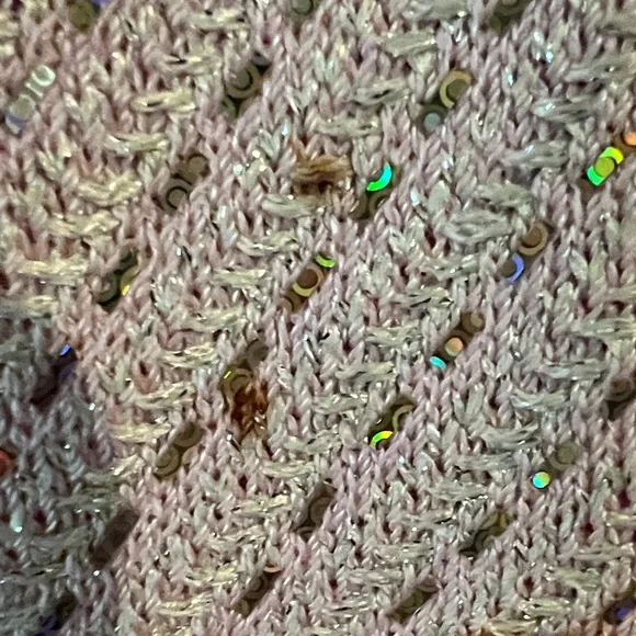 St. John Pale Pink Sparkle Tweed Blazer and Skirt Set - Picture 4 of 10